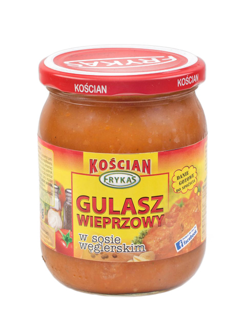 Gulasz wieprzowy w sosie węgierskim